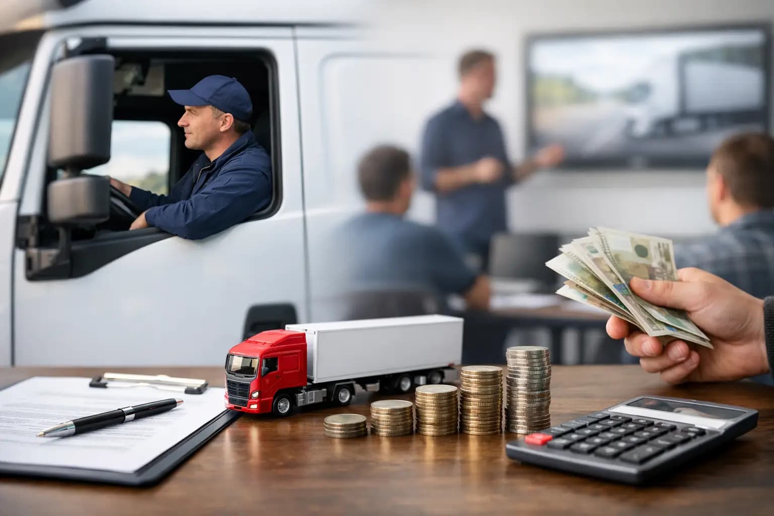 LKW-Fahrer-Qualifizierung finanzieren